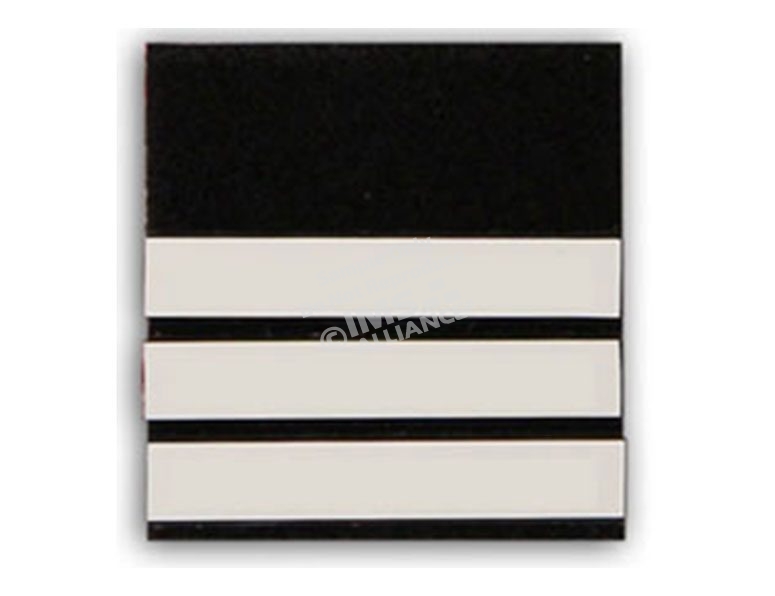 Blank Black Rectangle Name Patch
